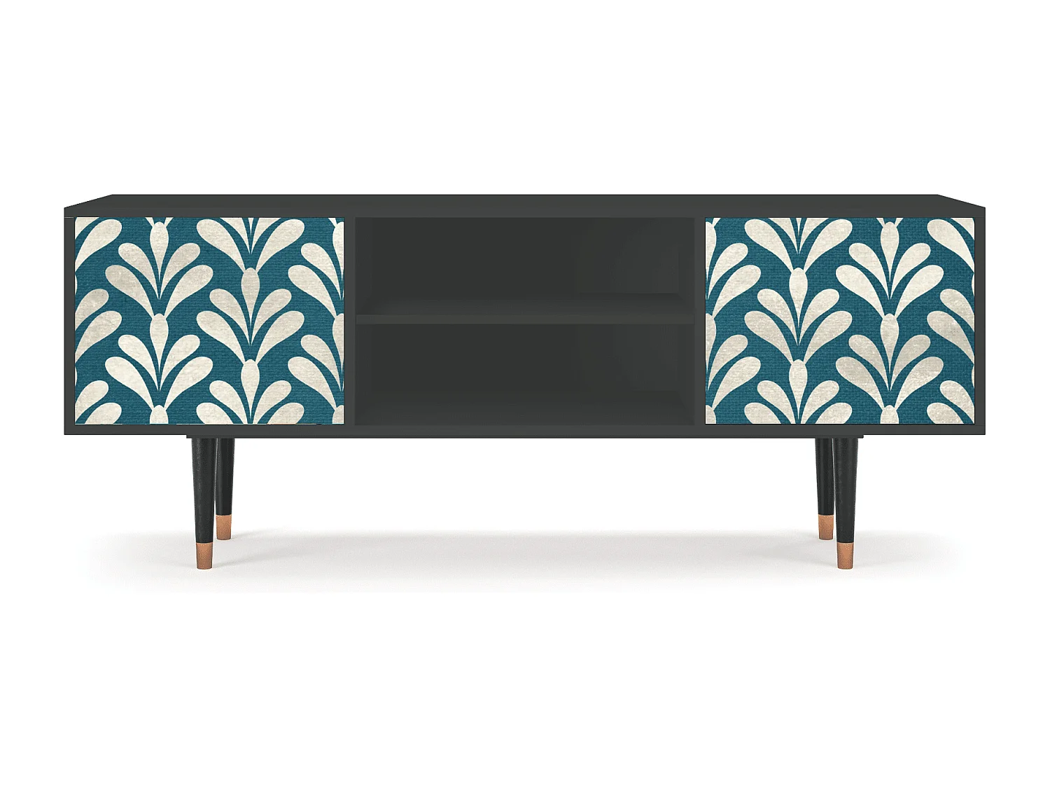 TV-meubel - 170х69х48 cm - T2 - Milky Tears, Antraciet