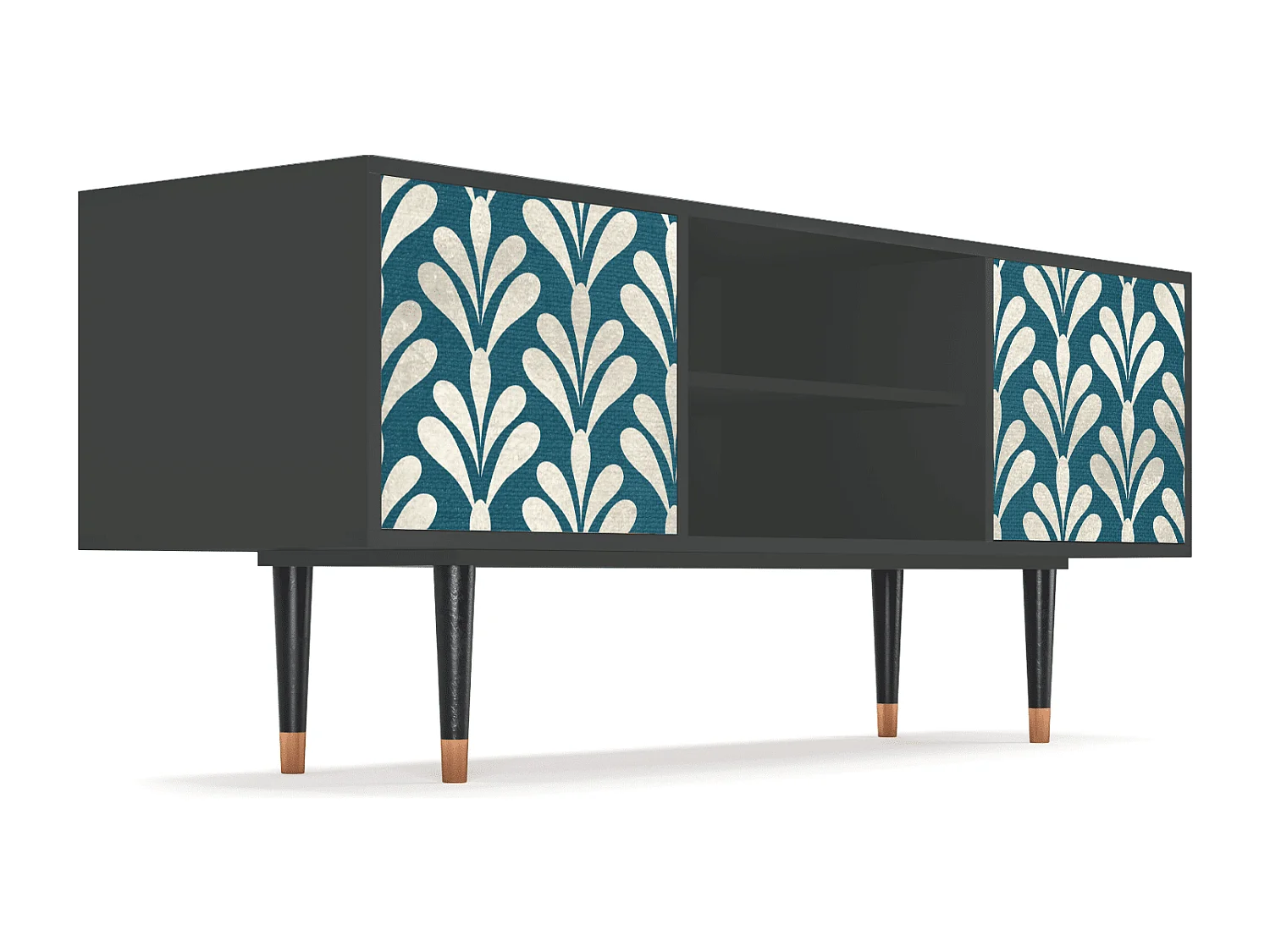 TV-meubel - 170х69х48 cm - T2 - Milky Tears, Antraciet