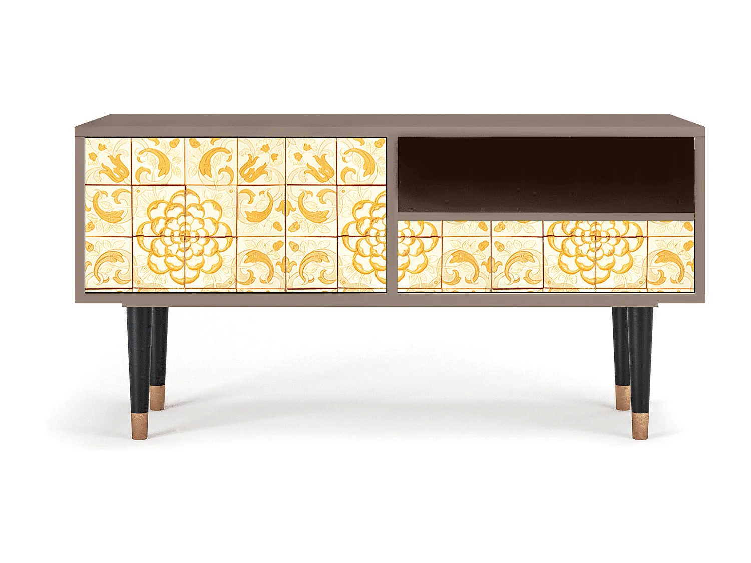 TV-Möbel - 115х59х48 cm - T3 - Sunshiny Tile, Latte