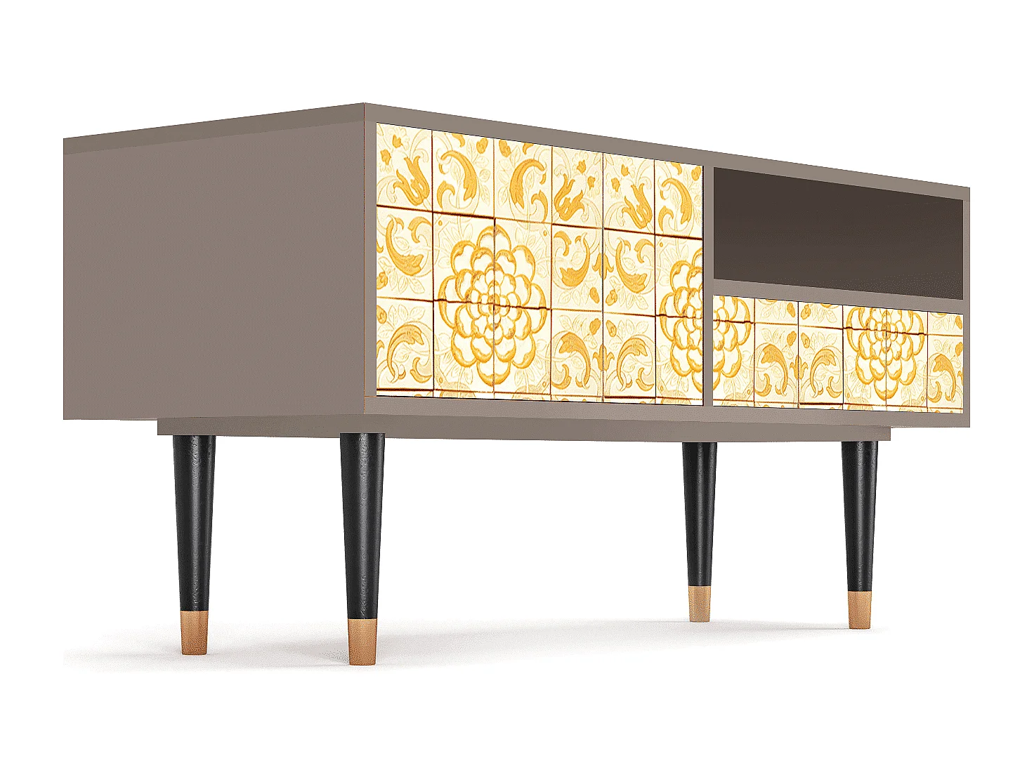 TV-Möbel - 115х59х48 cm - T3 - Sunshiny Tile, Latte