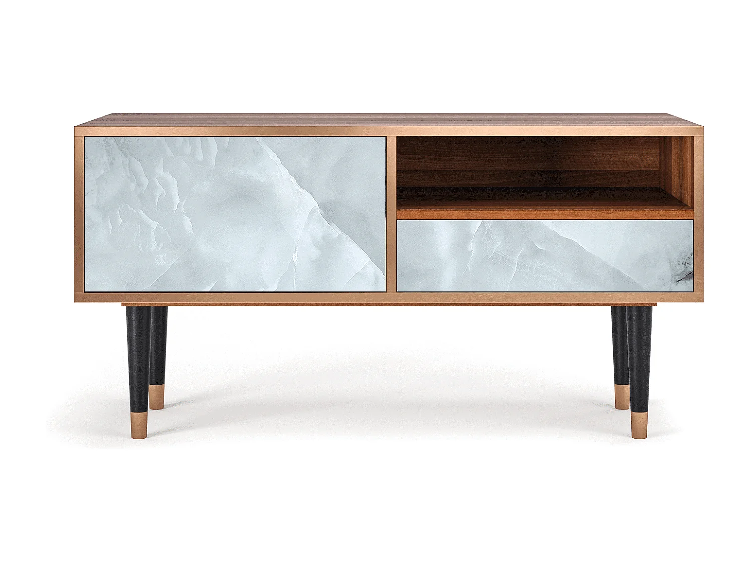 Mobile TV - 115х59х48 cm - T3 - The Onyx, Noce