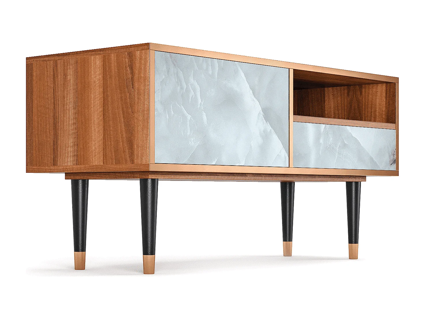 Mobile TV - 115х59х48 cm - T3 - The Onyx, Noce