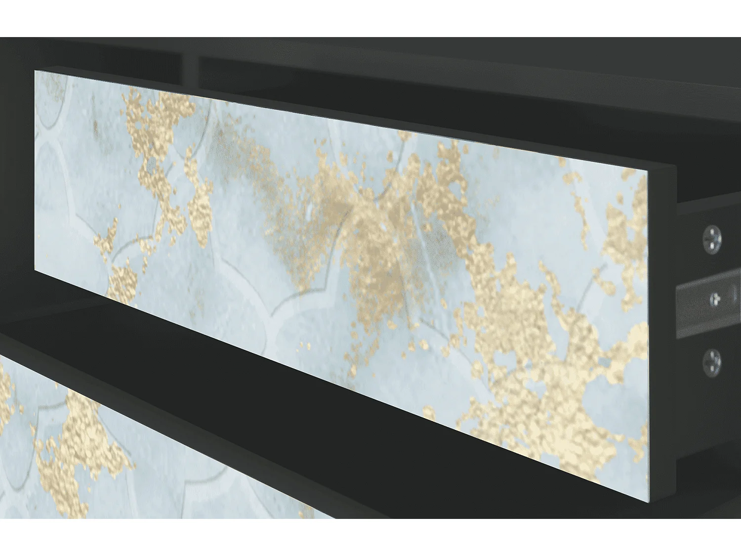 TV-Möbel - 170х59х48 cm - T4 - Golden Waves, Anthrazit