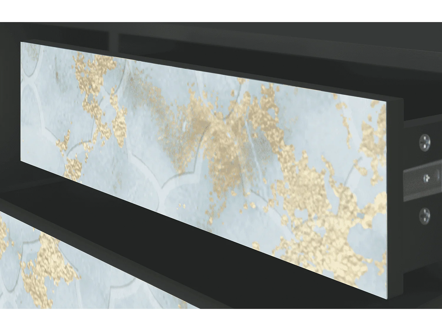 TV-Möbel - 170х59х48 cm - T4 - Golden Waves, Anthrazit