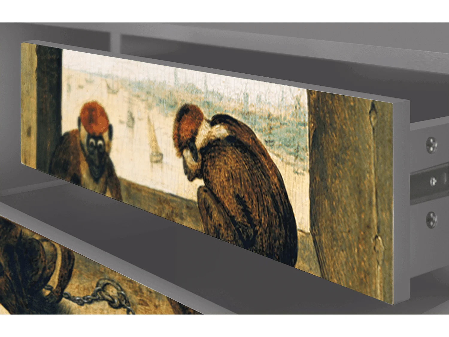 Meuble TV - 170х59х48 cm - T4 - Two Monkeys, Gris