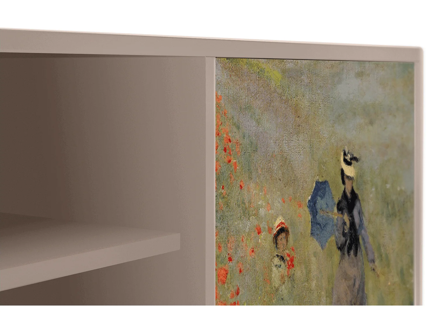 Mobile TV - 170х69х48 cm - T2 - The Poppy Field   , Latte