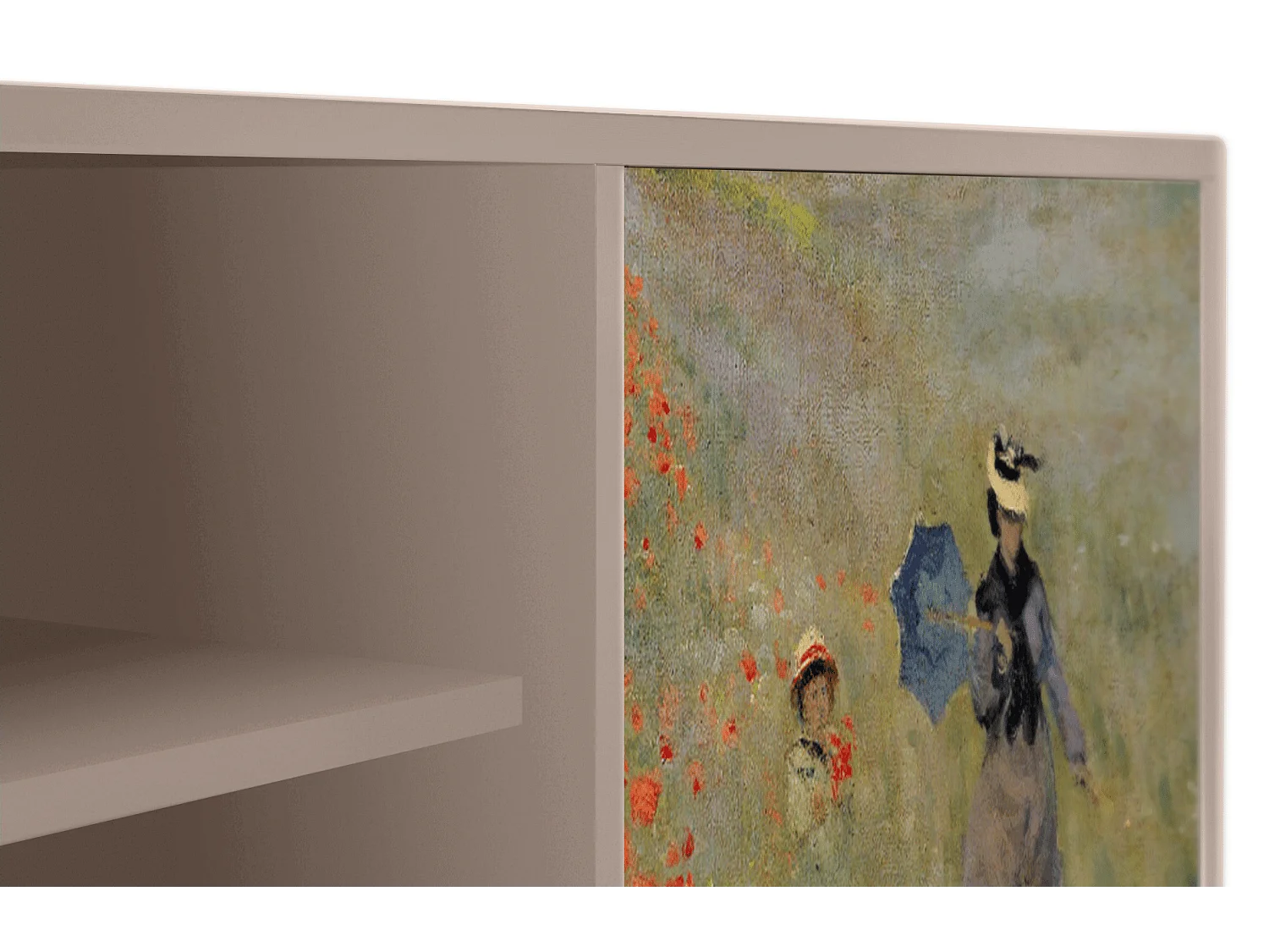 Mobile TV - 170х69х48 cm - T2 - The Poppy Field   , Latte