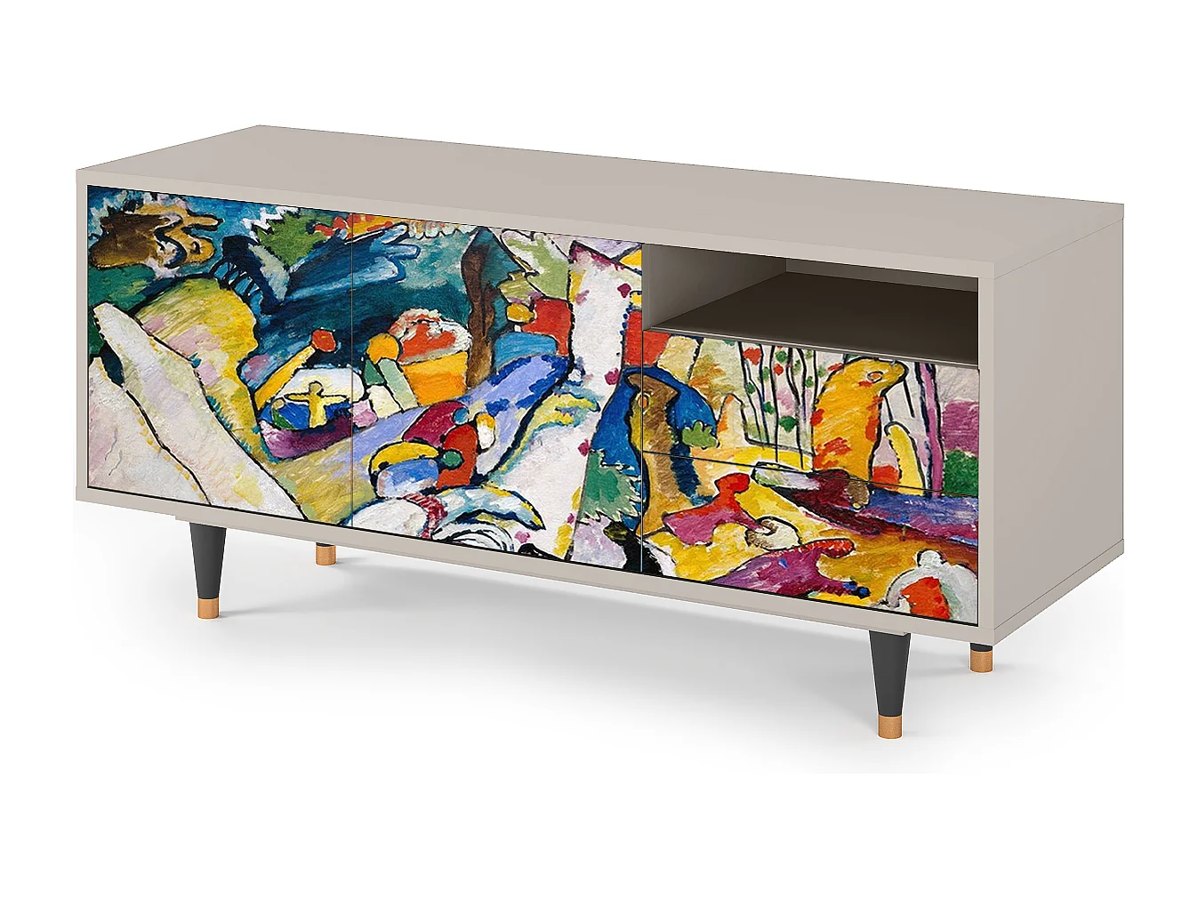 Mueble de TV - 125х56х41 cm - T7 - Improvisation 26  , Arena