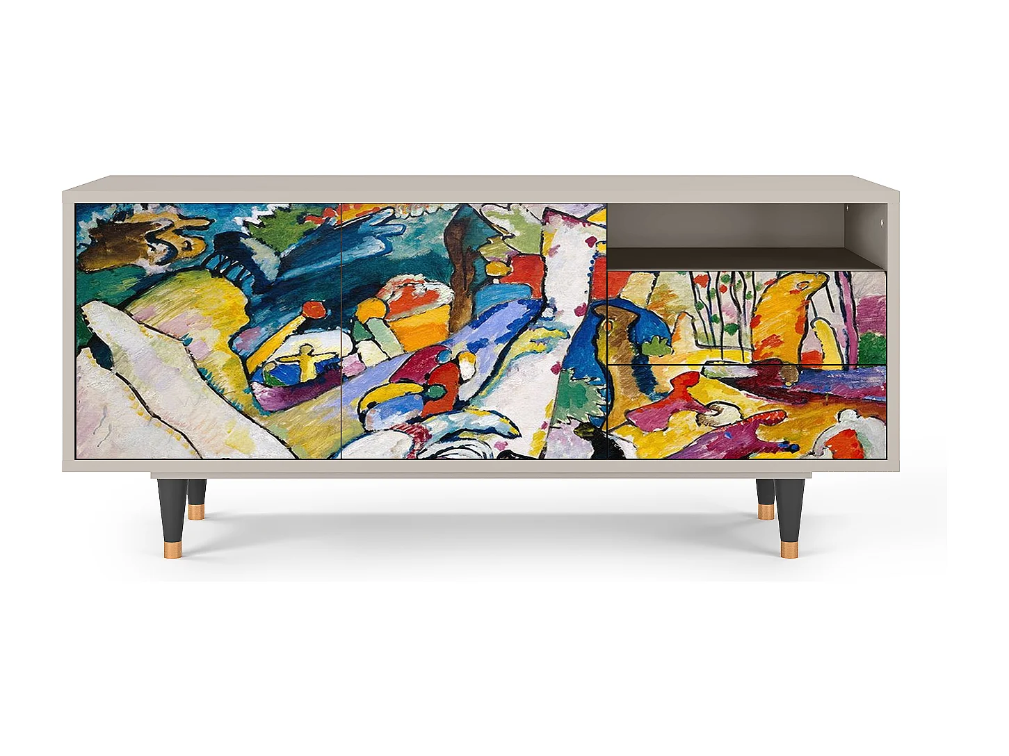 Mueble de TV - 125х56х41 cm - T7 - Improvisation 26  , Arena