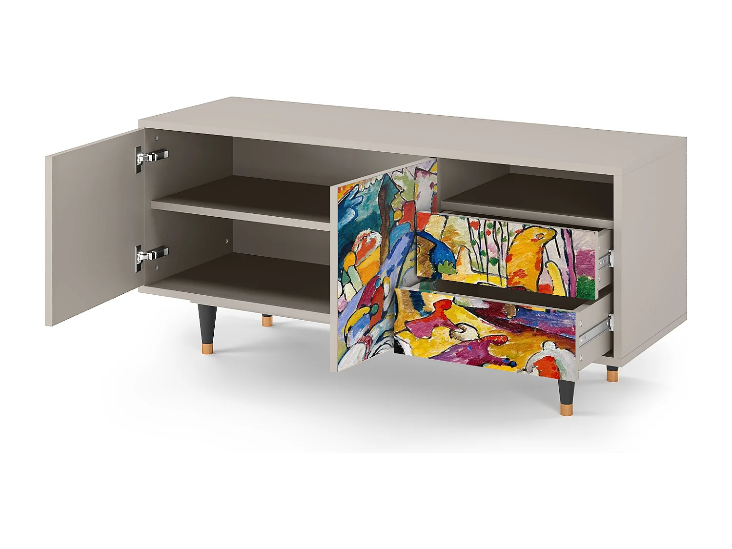 Mueble de TV - 125х56х41 cm - T7 - Improvisation 26  , Arena