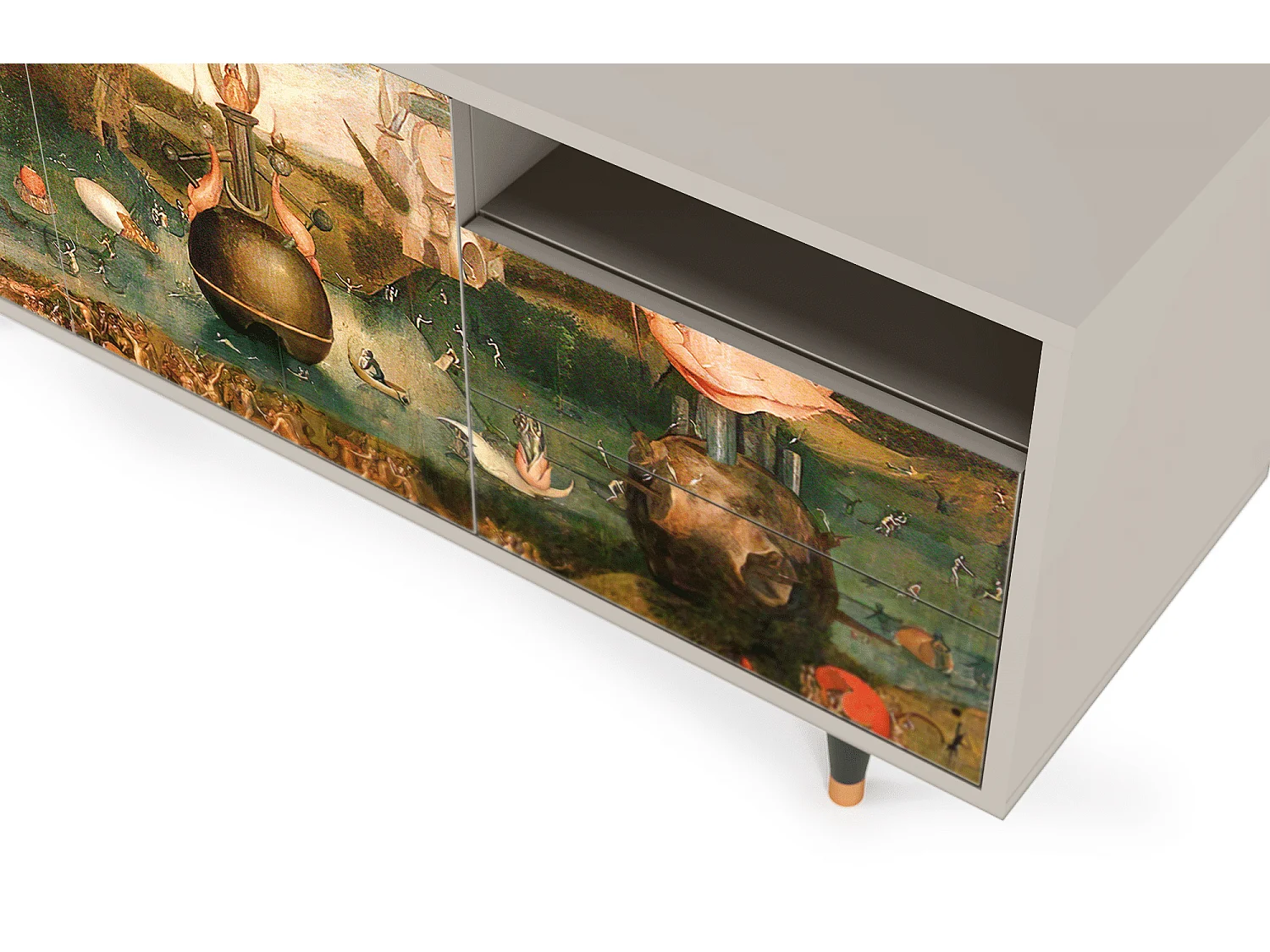 TV-Möbel - 125х56х41 cm - T7 - Garden of Delights , Sand