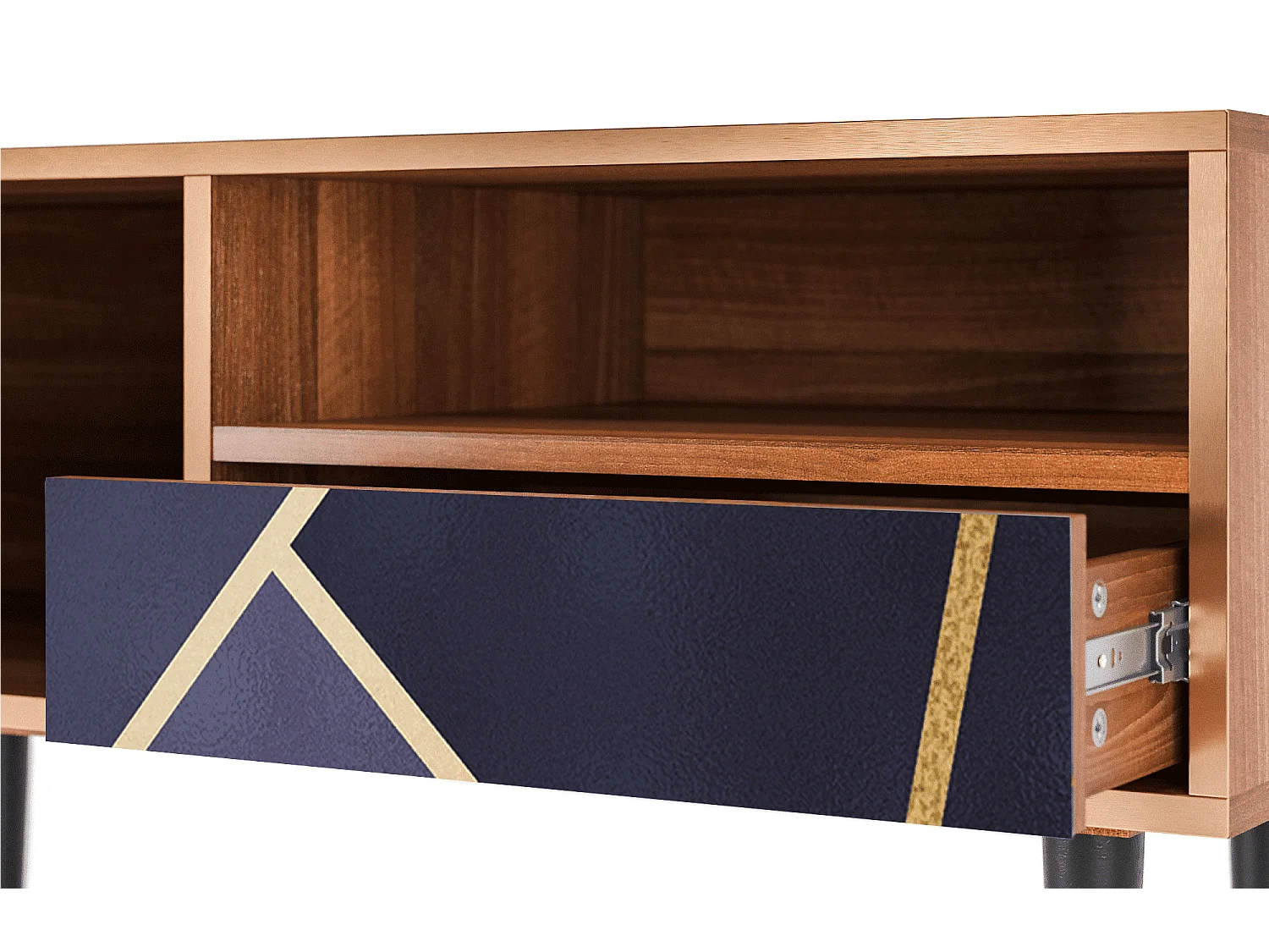 TV-Möbel - 115х59х48 cm - T3 - The Amethyst, Walnuss