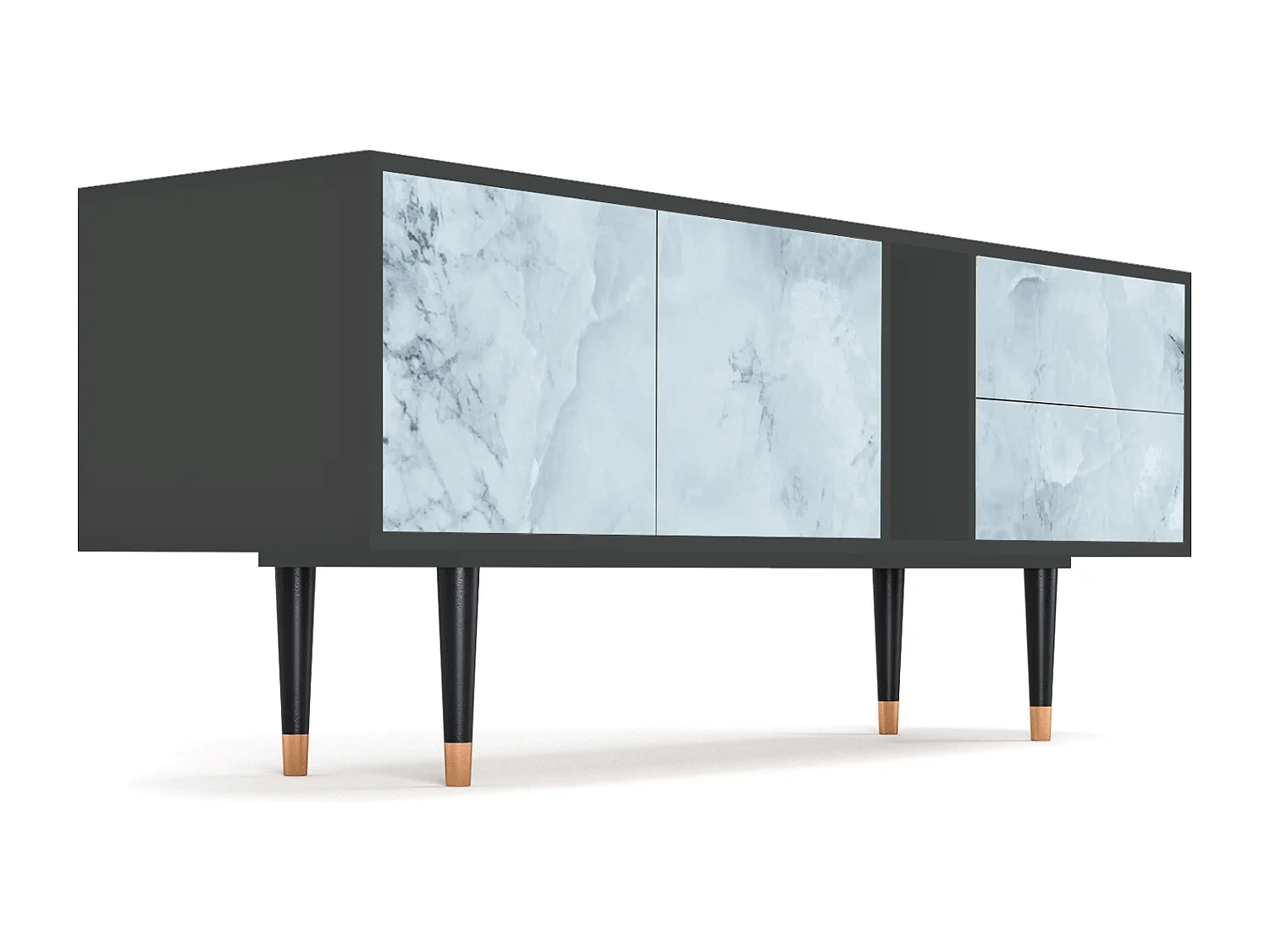 Meuble TV - 170х69х48 cm - T1 - Glacial Colour, Anthracite