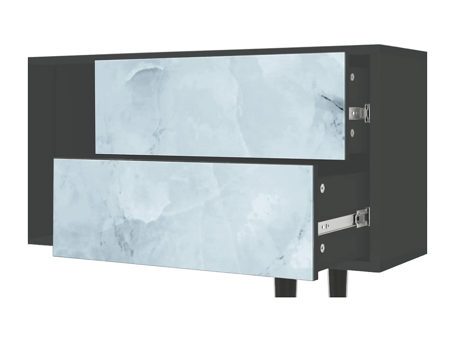 TV-Möbel - 170х69х48 cm - T1 - Glacial Colour, Anthrazit