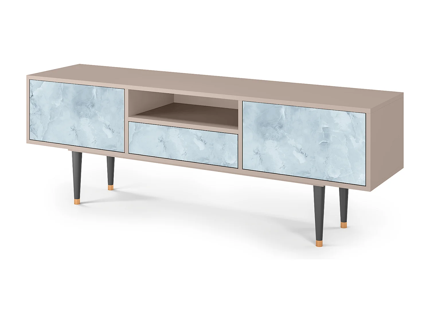 TV-Möbel - 170х59х41 cm - T6 - Glacial Colour, Sand