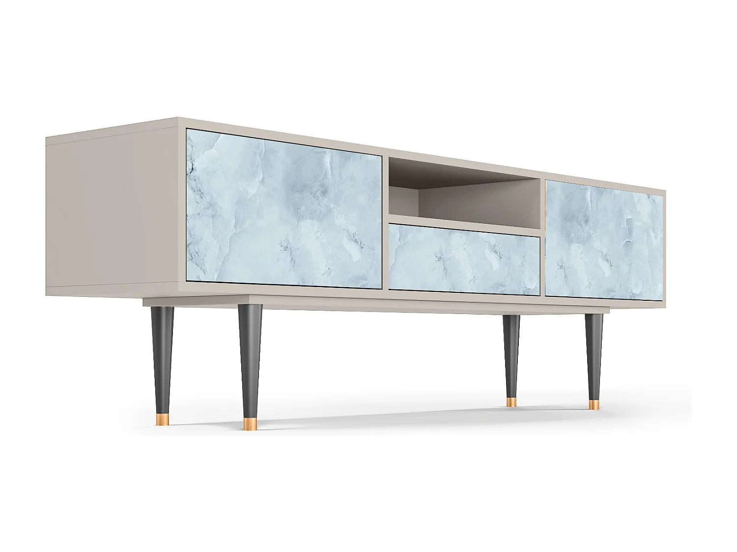 TV-Möbel - 170х59х41 cm - T6 - Glacial Colour, Sand