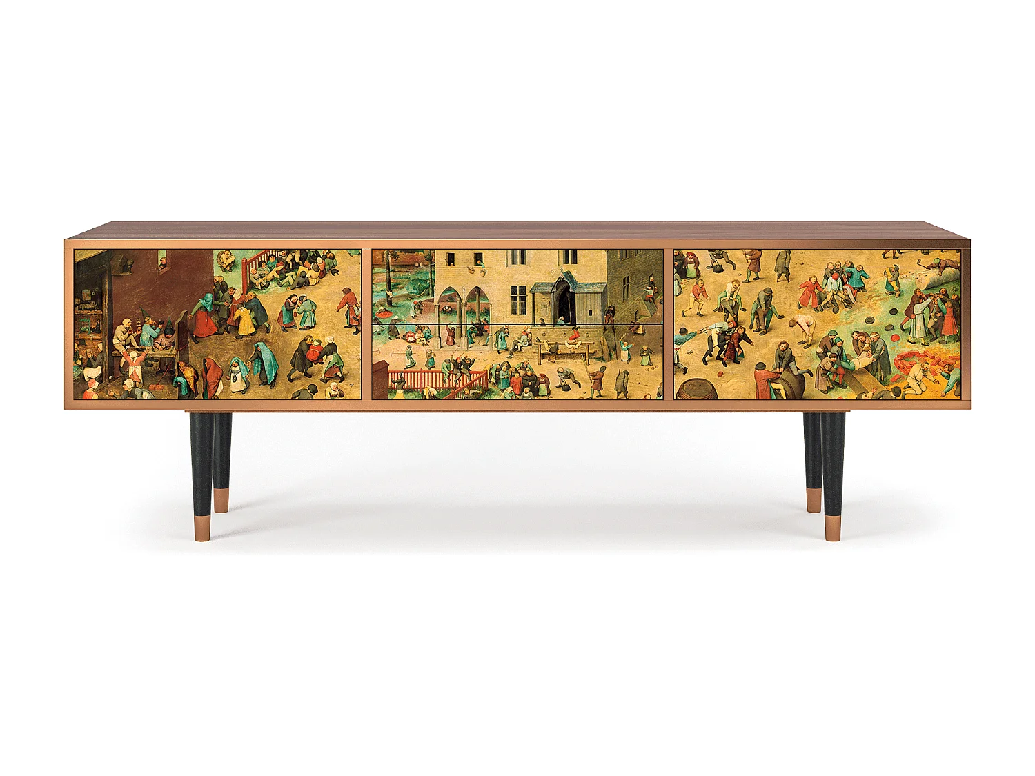 Meuble TV - 170х59х48 cm - T4 - Children Games, Noyer