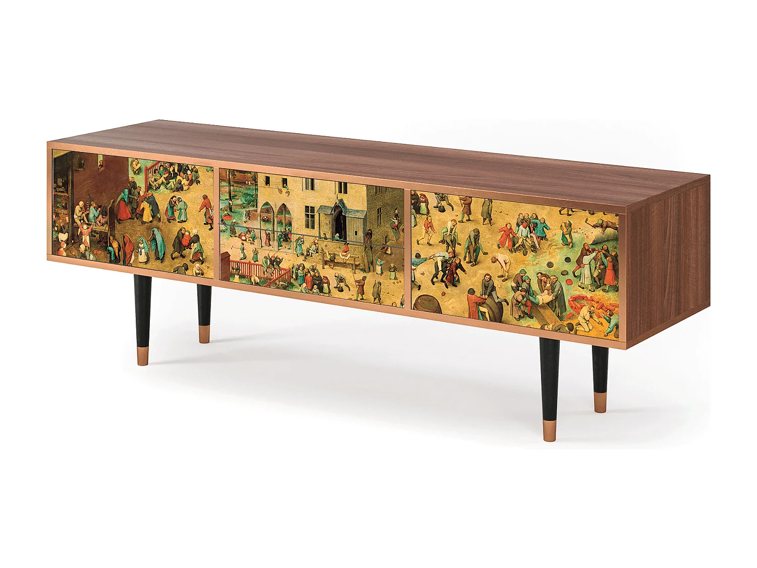 Meuble TV - 170х59х48 cm - T4 - Children Games, Noyer