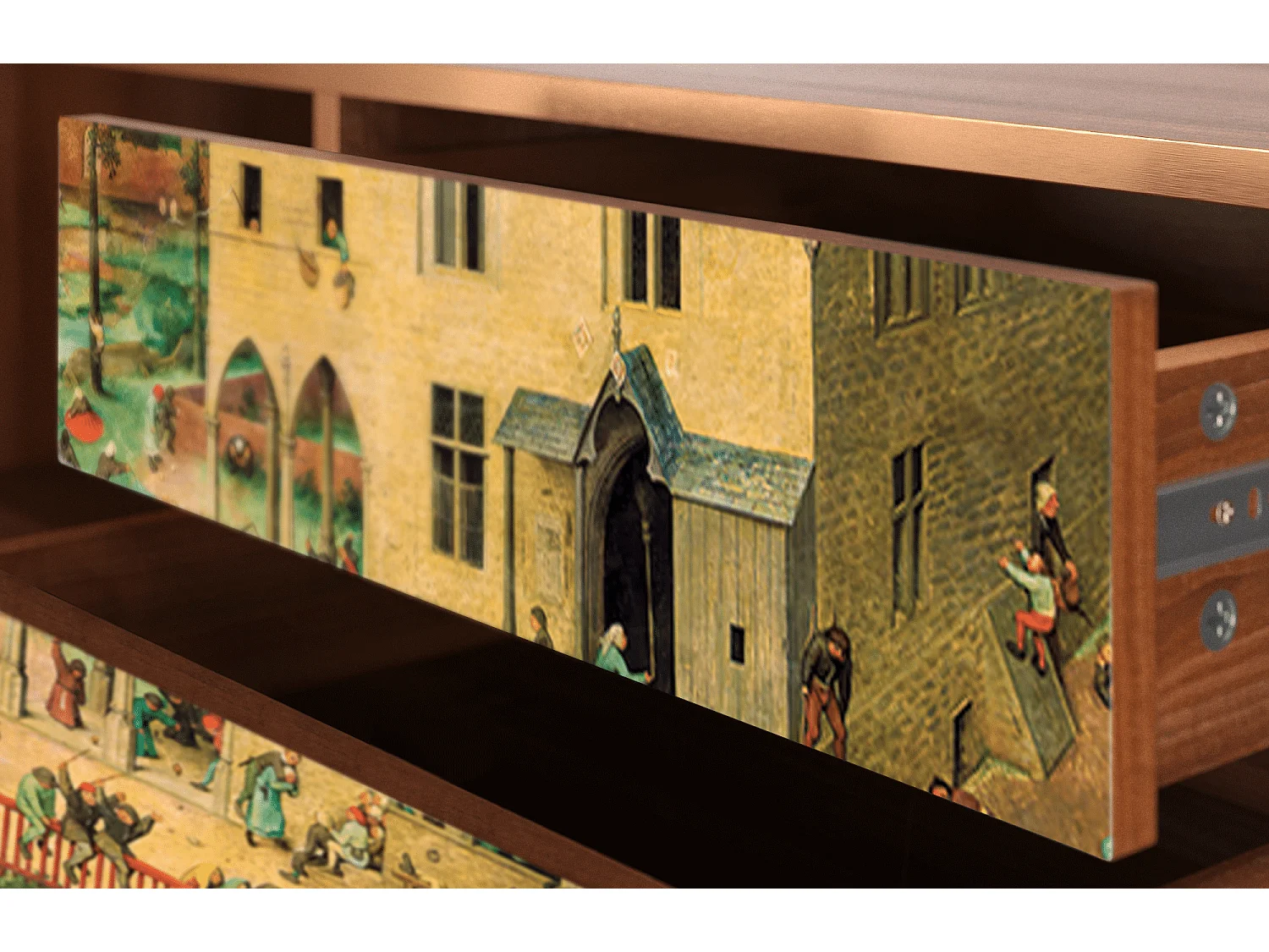 Meuble TV - 170х59х48 cm - T4 - Children Games, Noyer