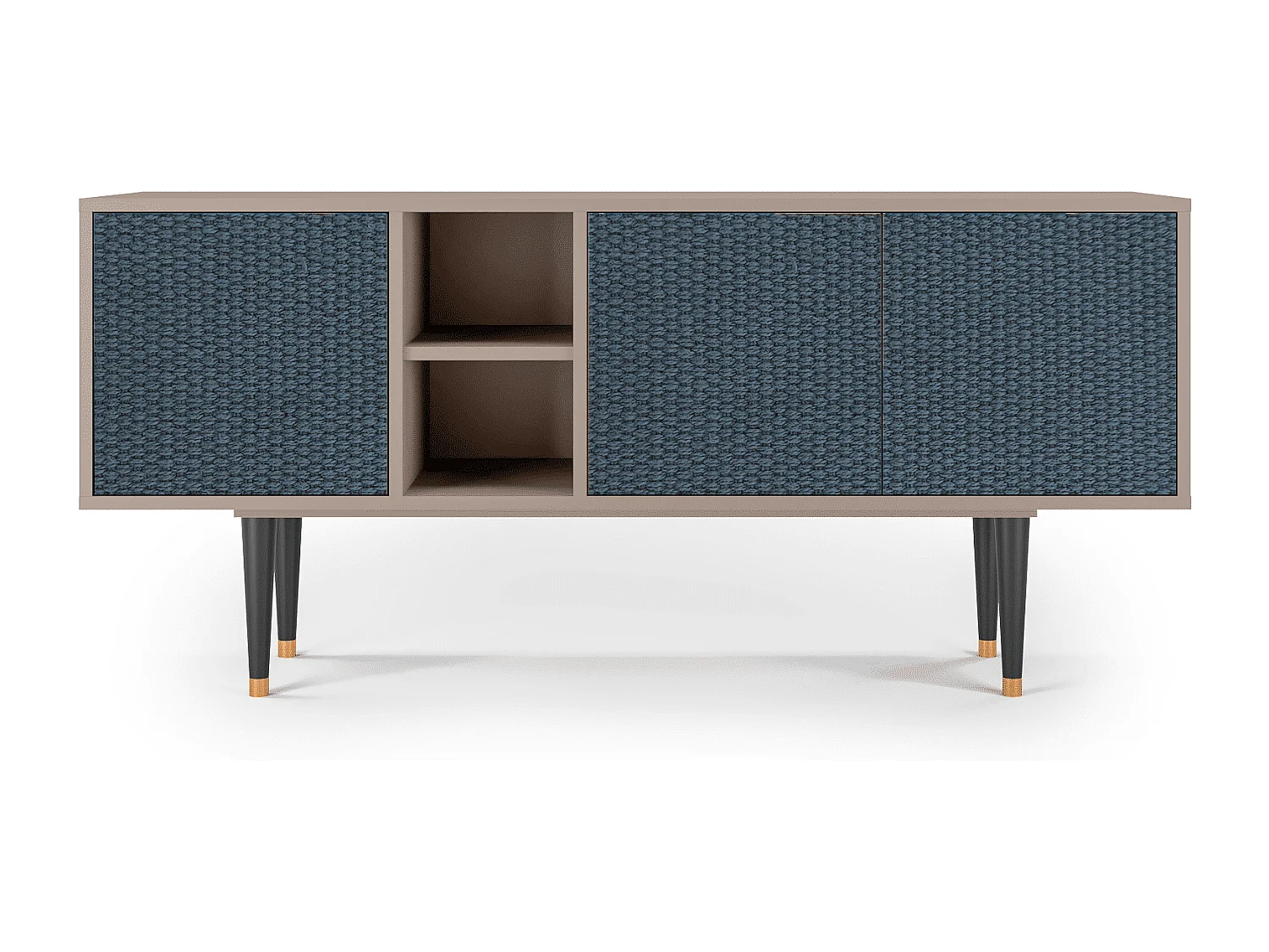 Mobile TV - 150х69х41 cm - T5 - Knitted Pattern, Latte