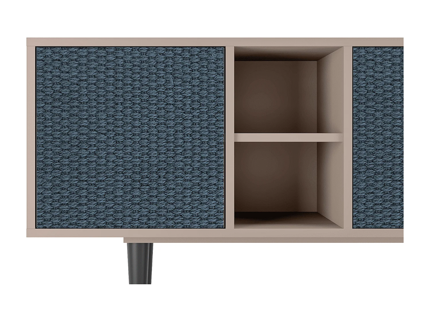 Mobile TV - 150х69х41 cm - T5 - Knitted Pattern, Latte