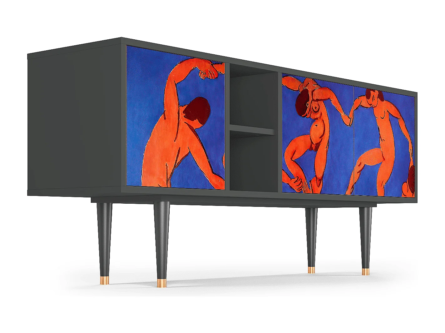 Mueble de TV - 150х69х41 cm - T5 - The Dance by Matisse , Antracite