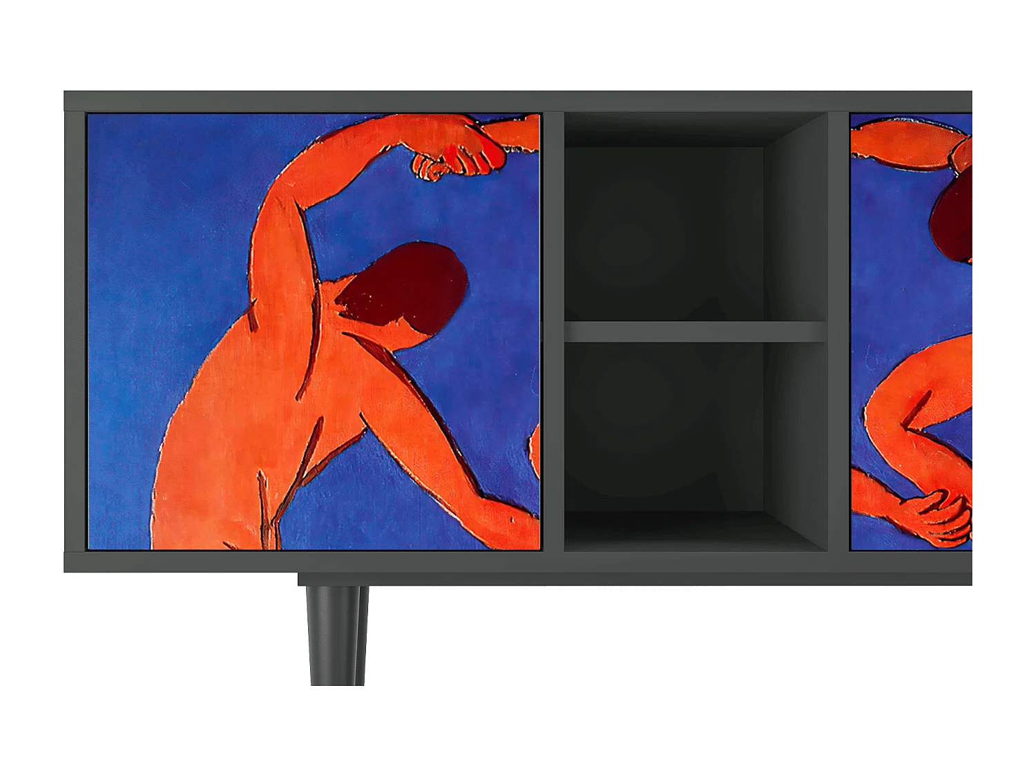 Mueble de TV - 150х69х41 cm - T5 - The Dance by Matisse , Antracite