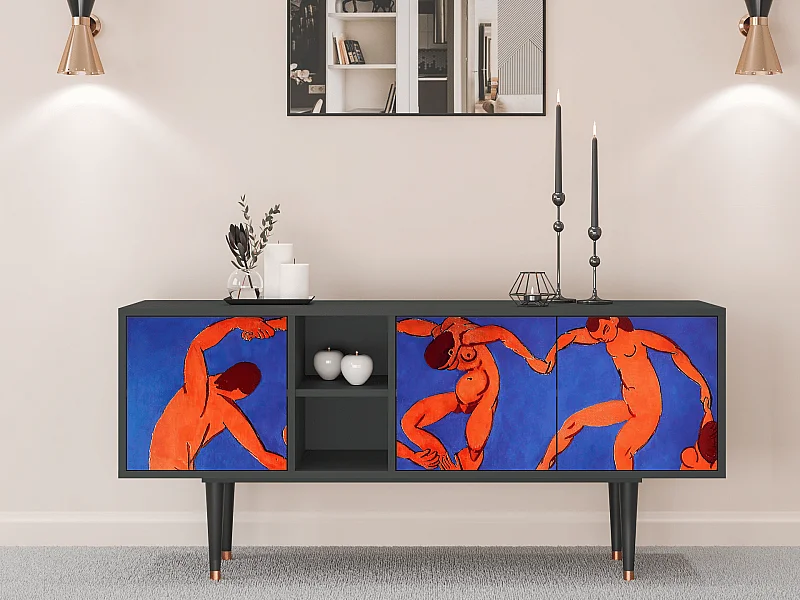 Mueble de TV - 150х69х41 cm - T5 - The Dance by Matisse , Antracite
