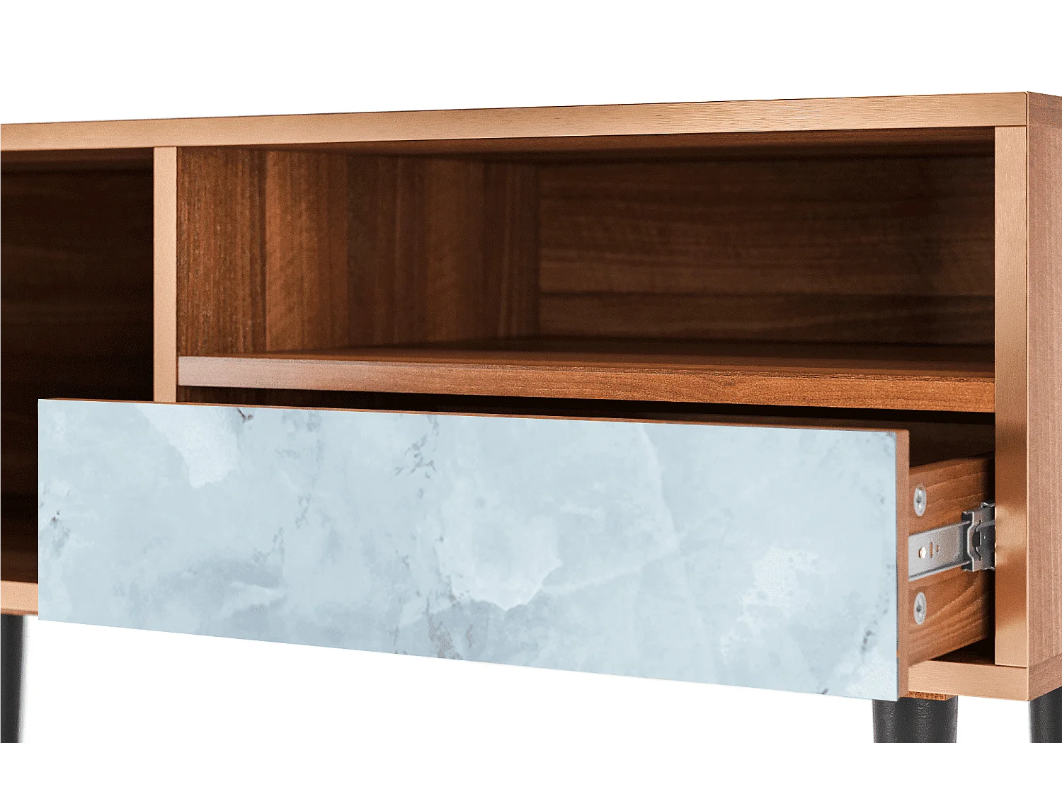 Meuble TV - 115х59х48 cm - T3 - Glacial Colour, Noyer