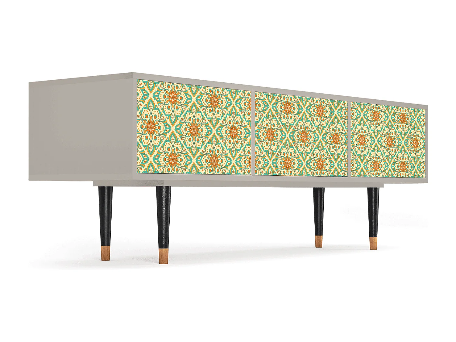 Meuble TV - 170х59х48 cm - T4 - Hindu Daisy, Sable