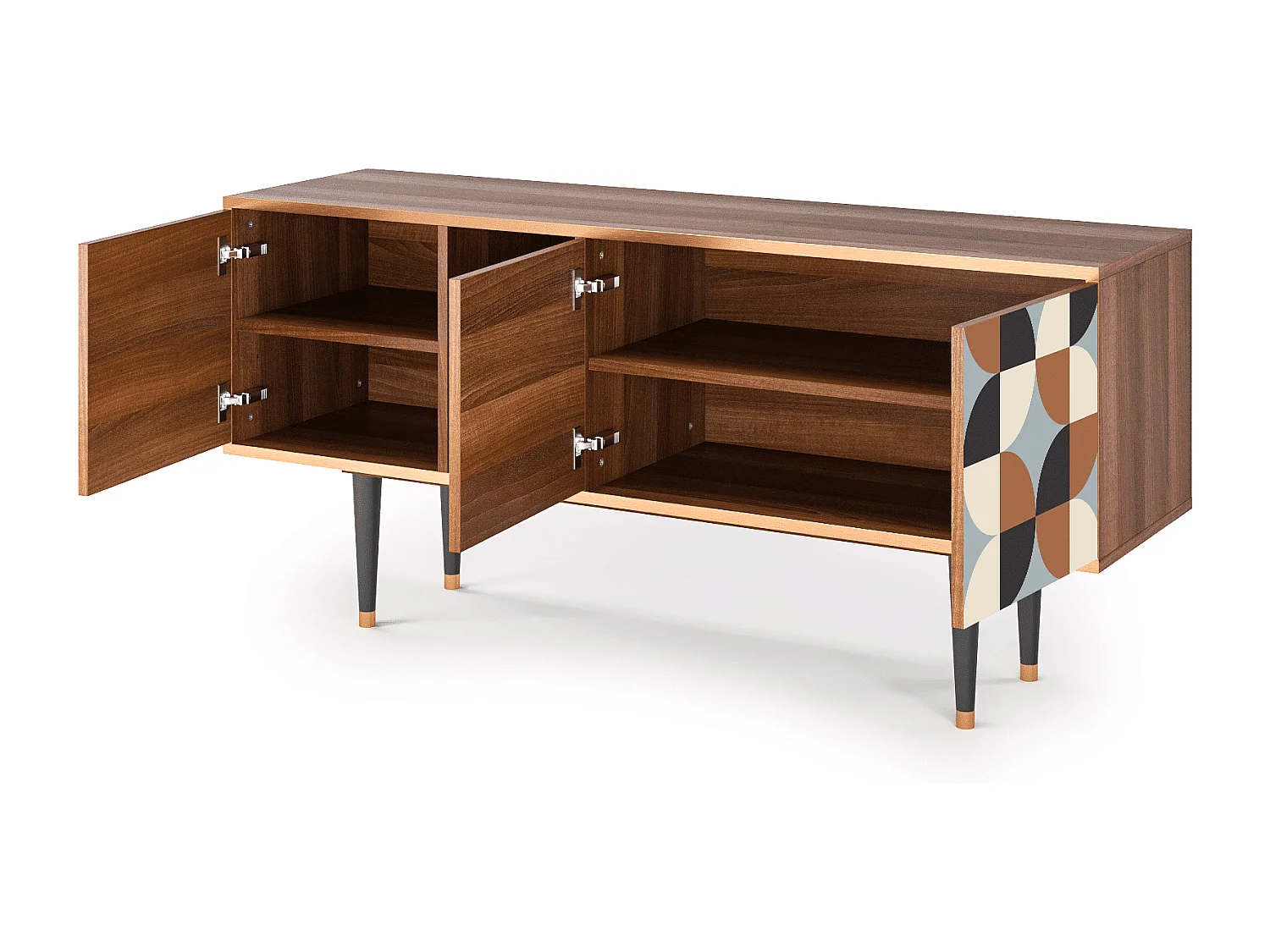 TV-meubel - 150х69х41 cm - T5 - Brown Sensation, Walnoot