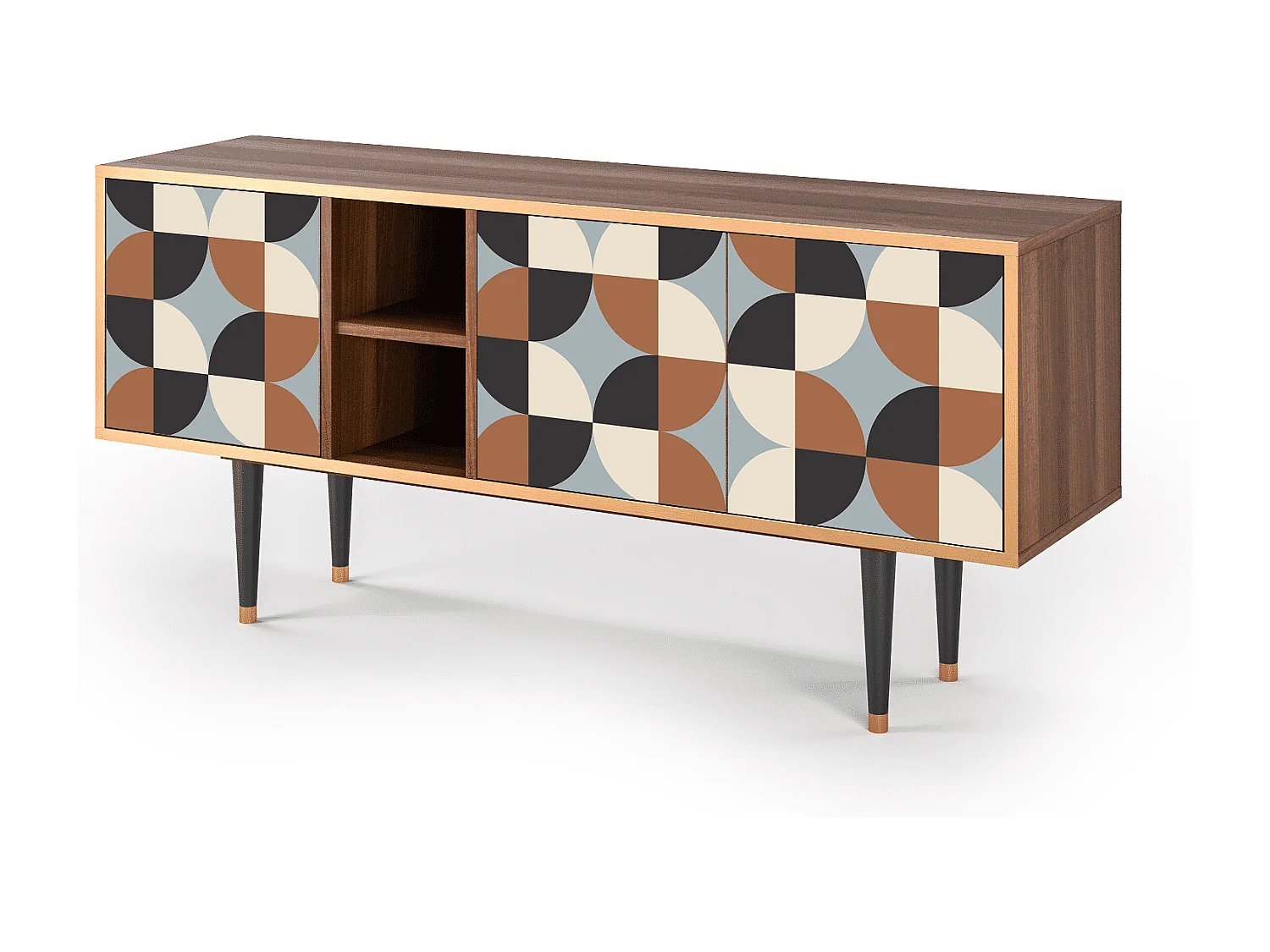 TV-Möbel - 150х69х41 cm - T5 - Brown Sensation, Walnuss