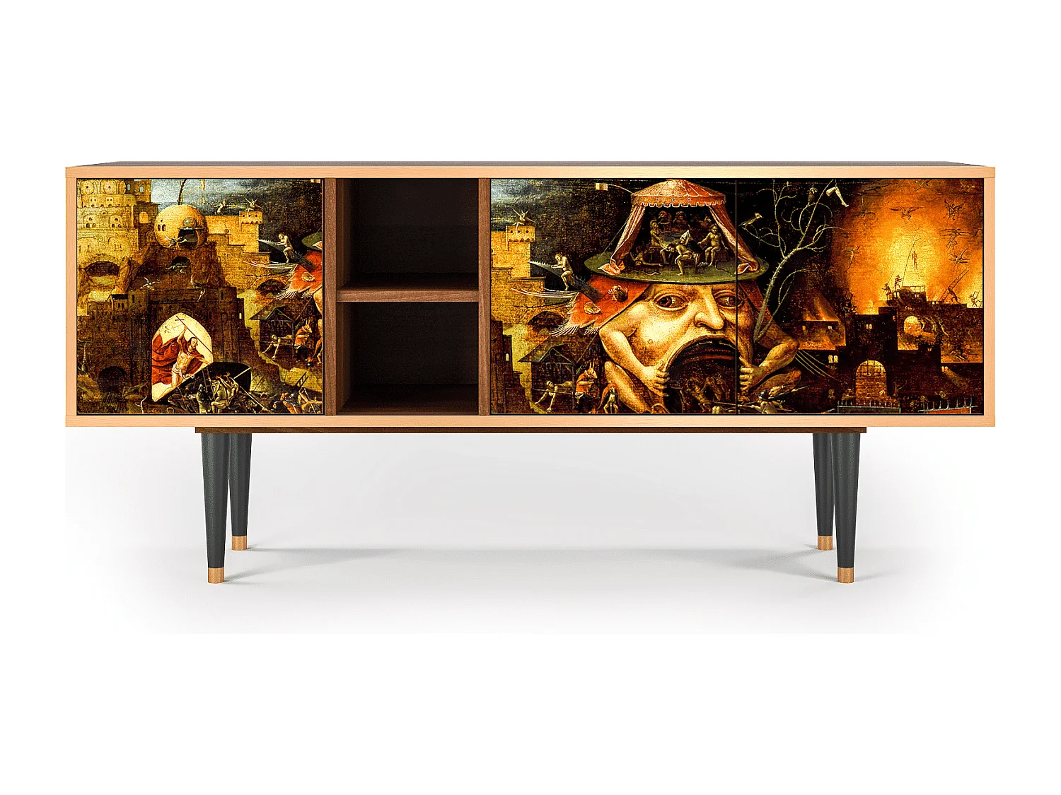 TV-meubel - 150х69х41 cm - T5 - Christ in Limbo, Walnoot