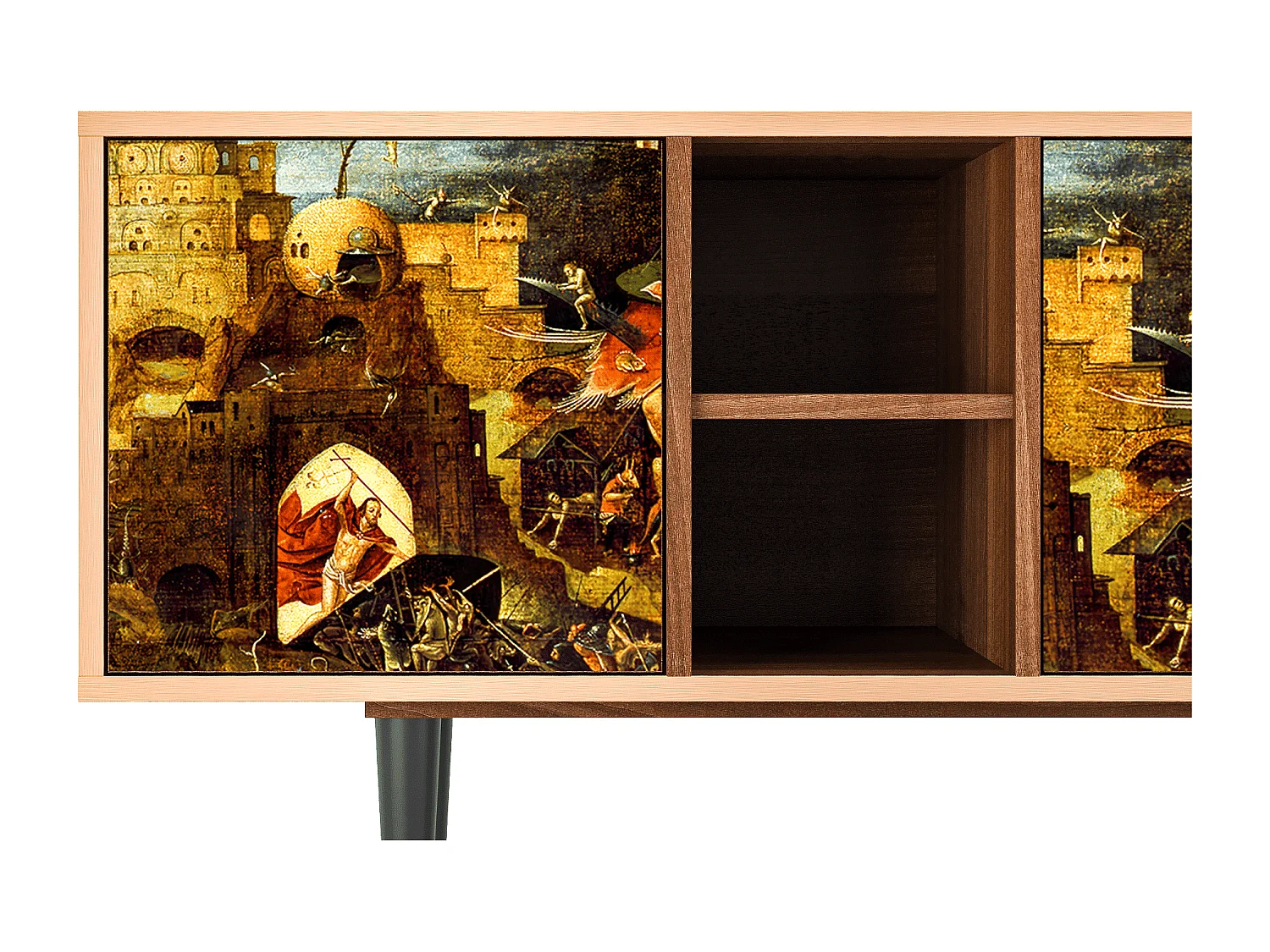 TV-meubel - 150х69х41 cm - T5 - Christ in Limbo, Walnoot
