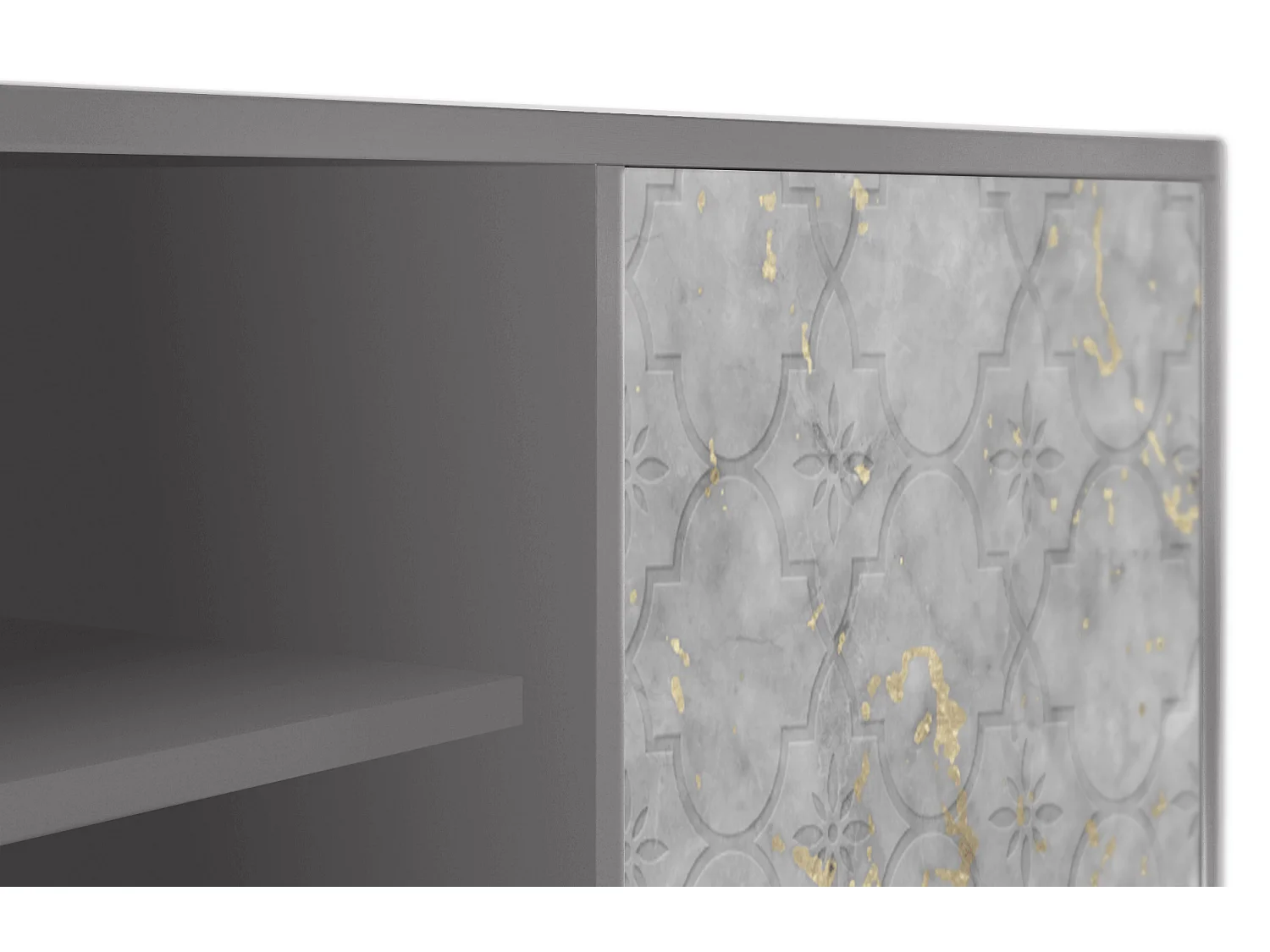 Meuble TV - 170х69х48 cm - T2 - Mariana Trench, Gris