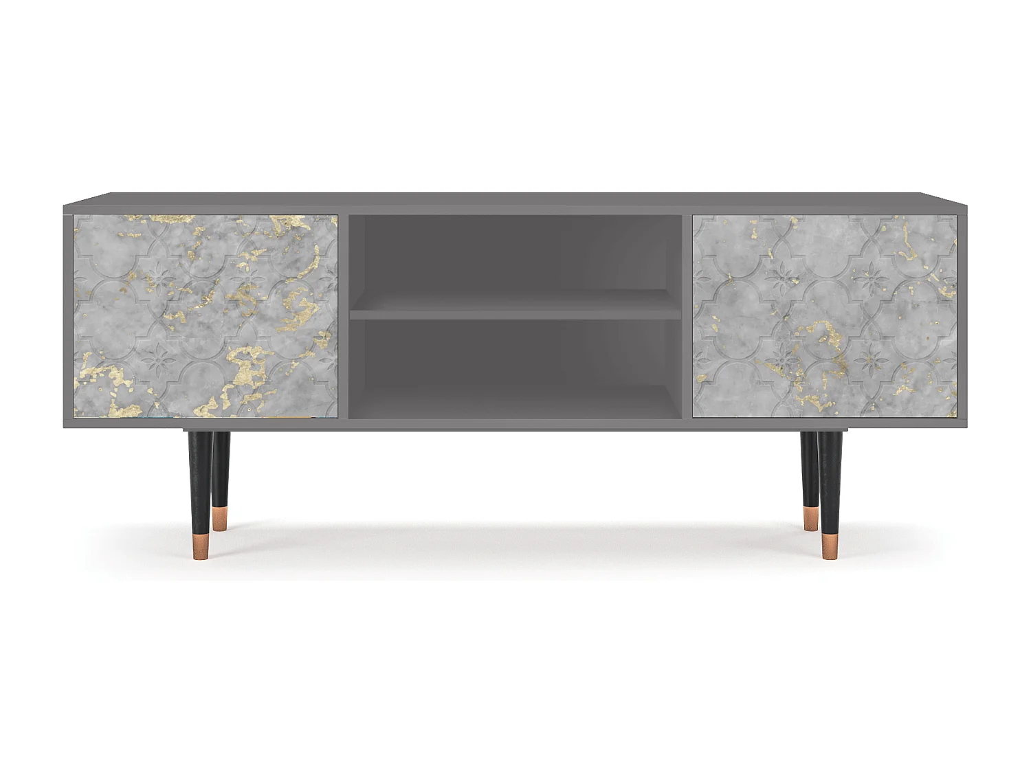 Meuble TV - 170х69х48 cm - T2 - Mariana Trench, Gris