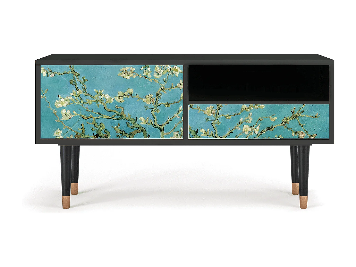 Mueble de TV - 115х59х48 cm - T3 - Almond Blossom, Antracite