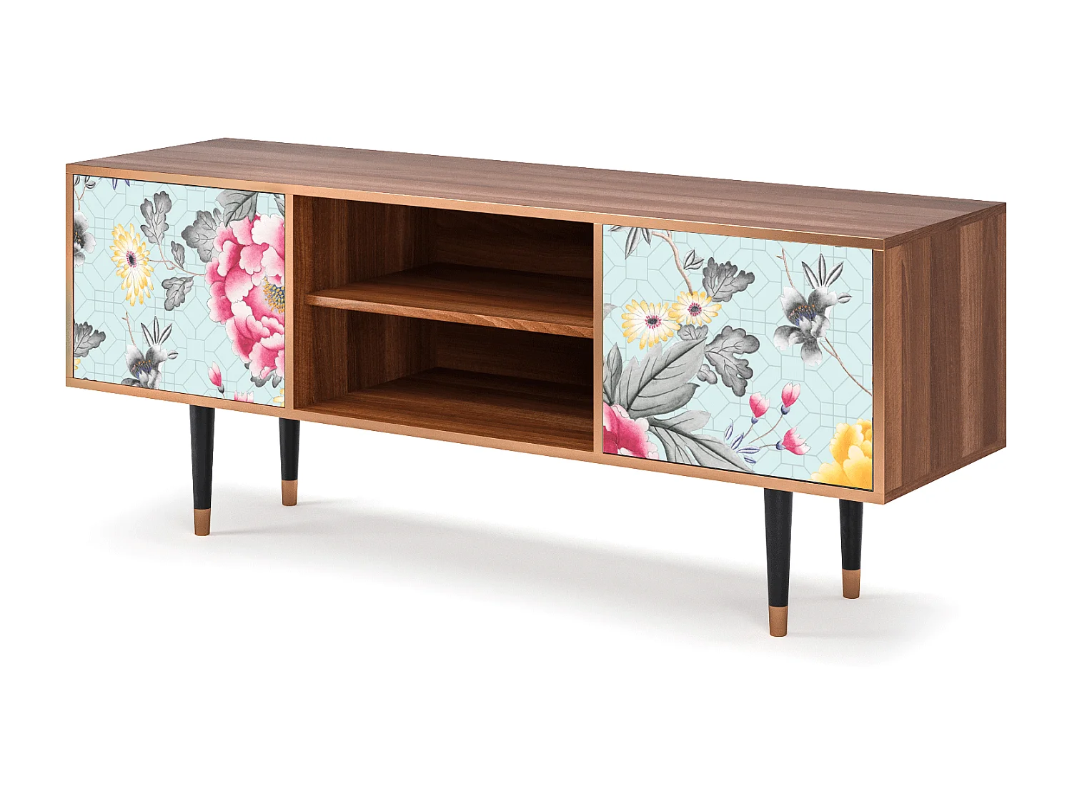 Meuble TV - 170х69х48 cm - T2 - Sky Garden, Noyer