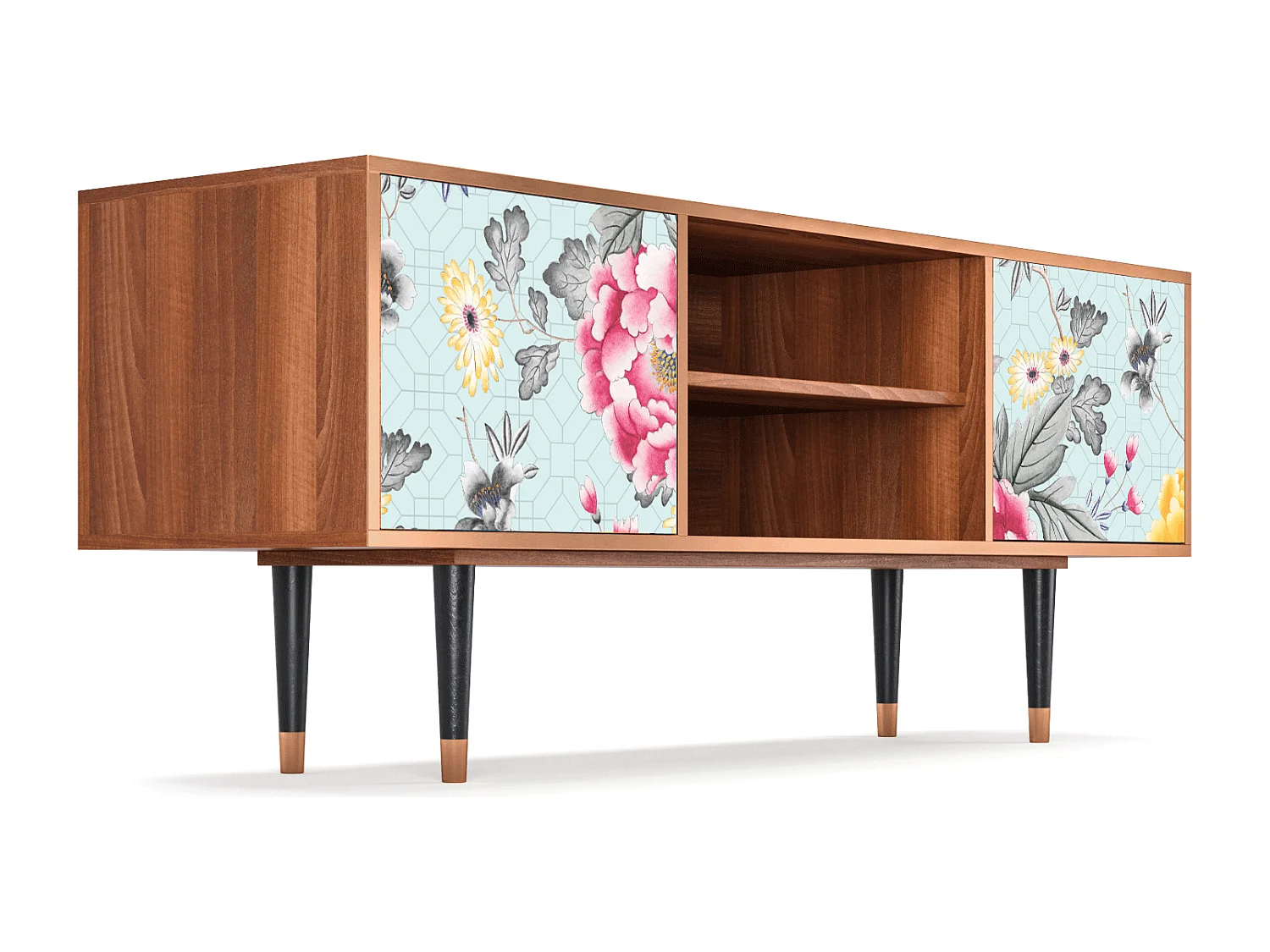 Meuble TV - 170х69х48 cm - T2 - Sky Garden, Noyer