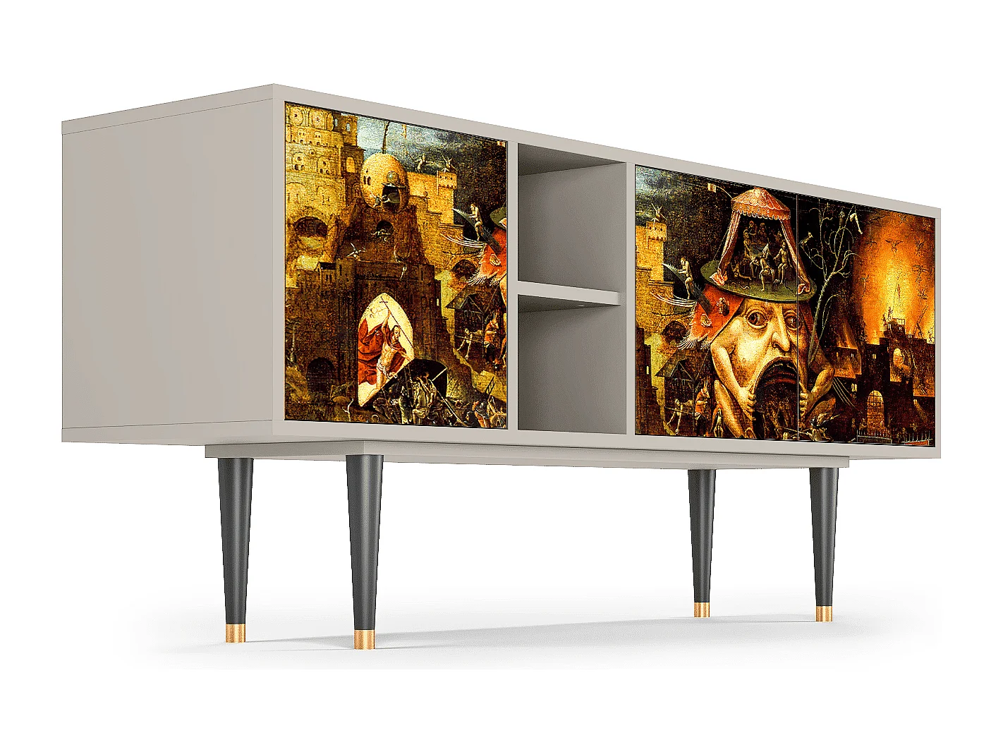 Meuble TV - 150х69х41 cm - T5 - Christ in Limbo, Sable