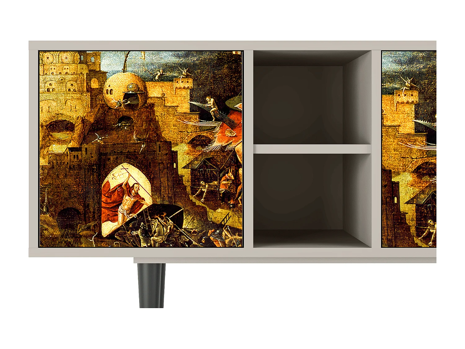 Meuble TV - 150х69х41 cm - T5 - Christ in Limbo, Sable