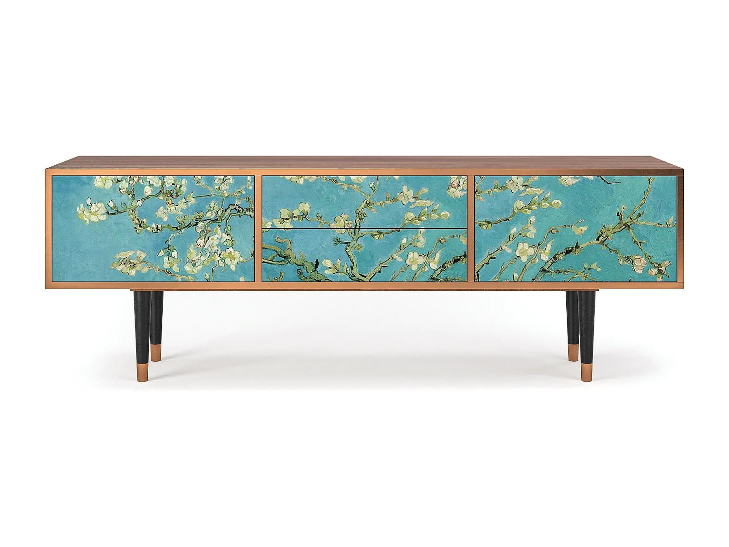 TV-Möbel - 170х59х48 cm - T4 - Almond Blossom, Walnuss