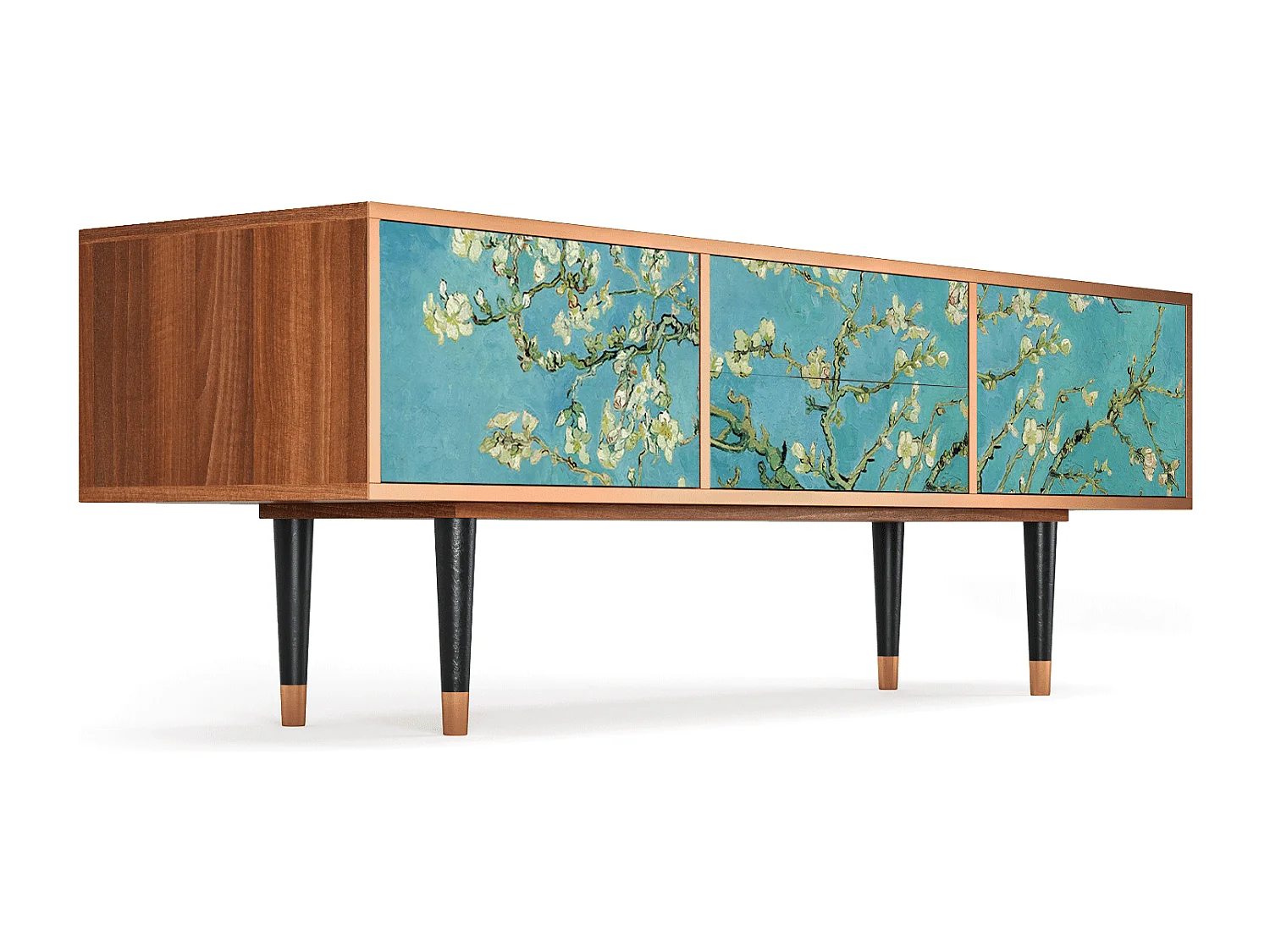 TV-Möbel - 170х59х48 cm - T4 - Almond Blossom, Walnuss