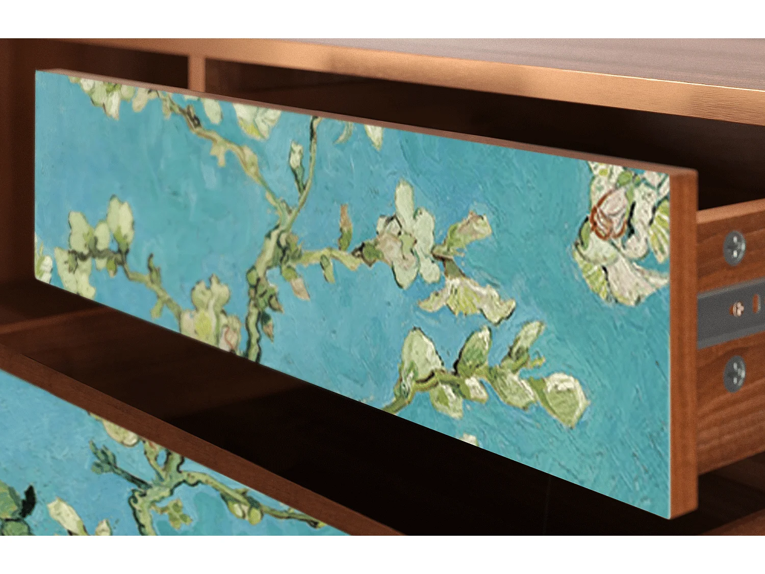 TV-Möbel - 170х59х48 cm - T4 - Almond Blossom, Walnuss