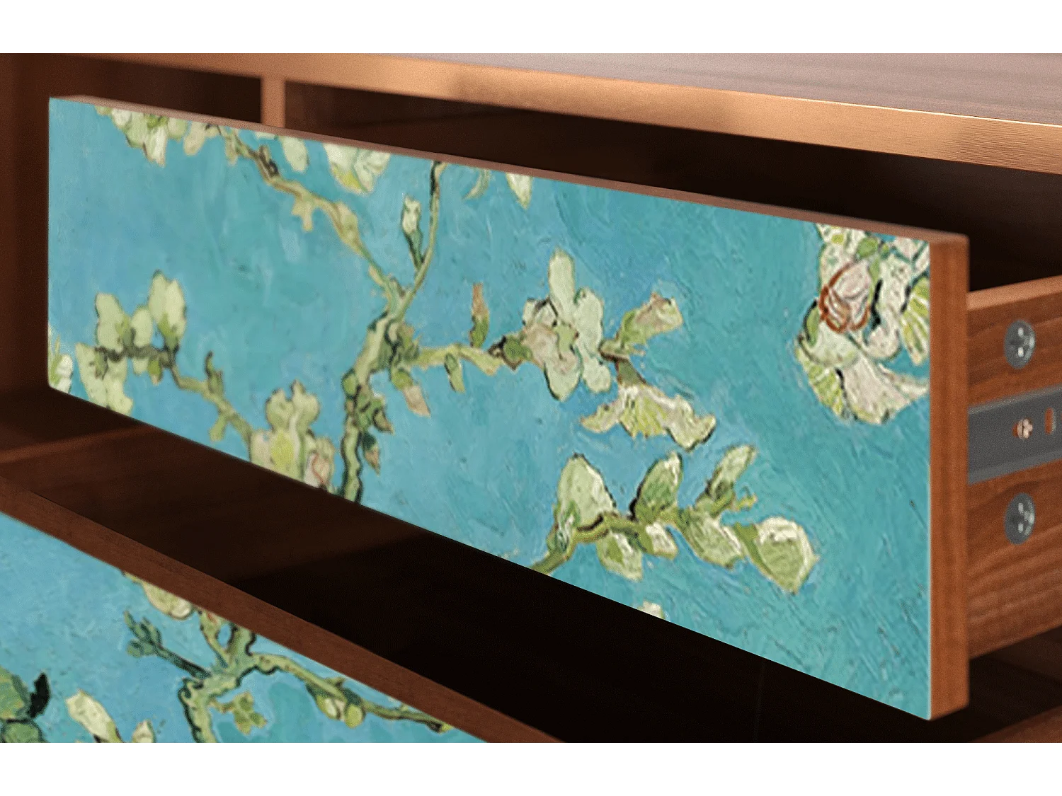 Meuble TV - 170х59х48 cm - T4 - Almond Blossom, Noyer