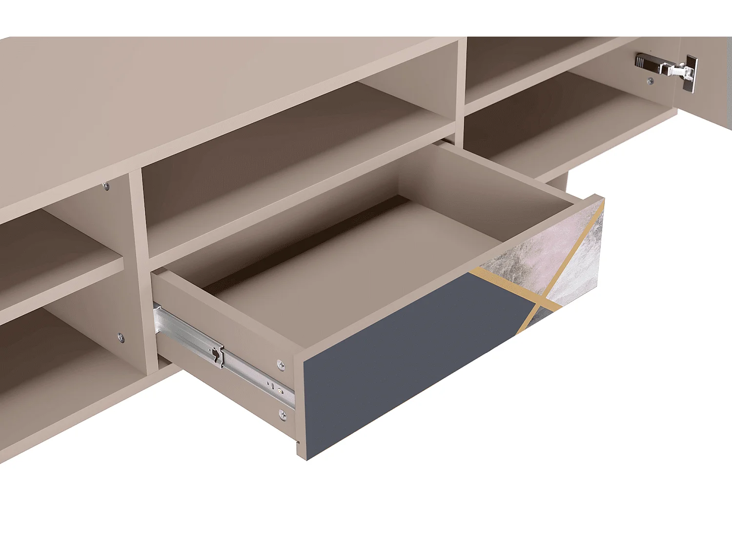 Meuble TV - 170х59х41 cm - T6 - Ideal Harmony, Latte