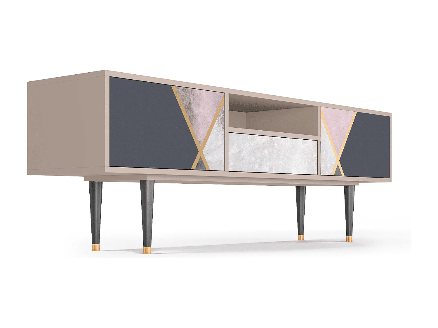 TV-meubel - 170х59х41 cm - T6 - Ideal Harmony, Latte