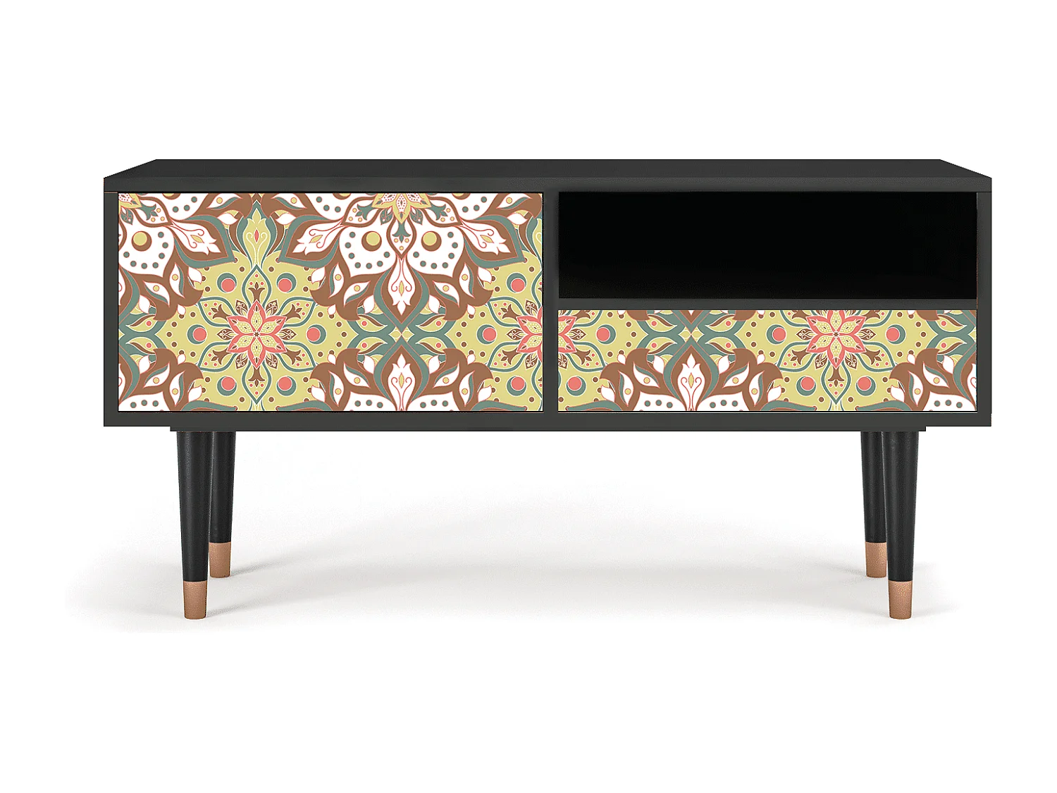 Mobile TV - 115х59х48 cm - T3 - Chinese Tea, Antracite