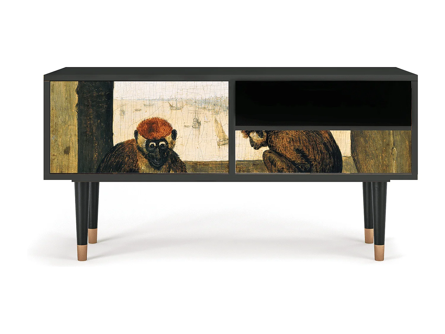 Meuble TV - 115х59х48 cm - T3 - Two Monkeys, Anthracite
