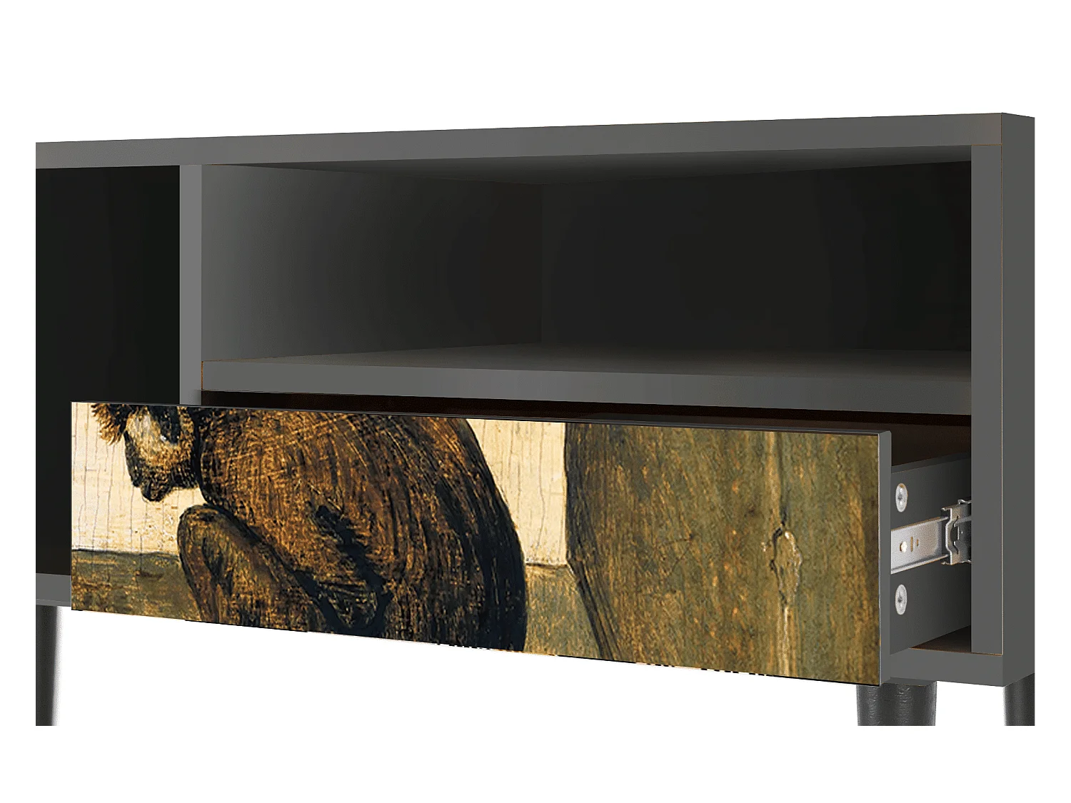 Meuble TV - 115х59х48 cm - T3 - Two Monkeys, Anthracite